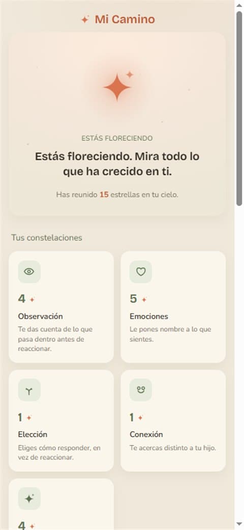Ves cuánto has crecido, sin que nadie te evalúe